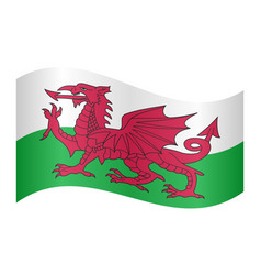 Wales flag - vector image