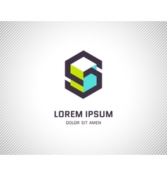 Abstract logo design template Royalty Free Vector Image
