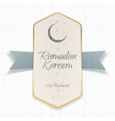 Ramadan kareem eid mubarak poster vector