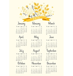 Calendar 2013 Royalty Free Vector Image - VectorStock