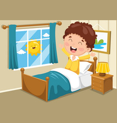 Cartoon Child Get Up Vector Images (69)