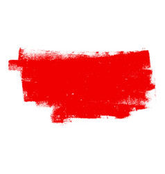 Red isolated watercolor paint banner Royalty Free Vector