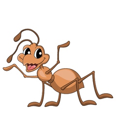 Red ant cartoon Royalty Free Vector Image - VectorStock