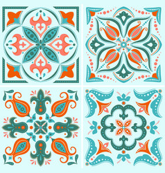 Vintage tile pattern Royalty Free Vector Image