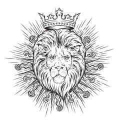 Crown Head Lion Logo Vector Images (over 1,100)