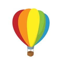 Hot air balloon icon icon cartoon Royalty Free Vector Image