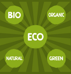 Eco label set Royalty Free Vector Image - VectorStock
