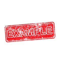 Copyright all rights reserved red stamp Royalty Free Vector