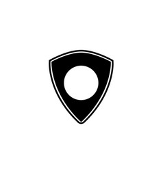 Shield logo design icon element Royalty Free Vector Image