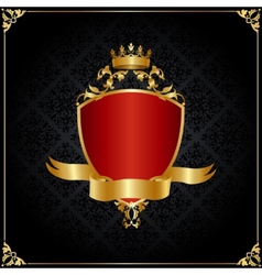 Royal golden frame Royalty Free Vector Image - VectorStock