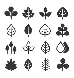 Tree icons Royalty Free Vector Image - VectorStock