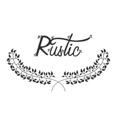 Rustic graphic design Royalty Free Vector Image