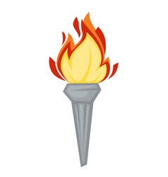 Olympic torch design Royalty Free Vector Image