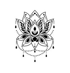 Lotus Flower Drawing Vector Images (over 5,600)