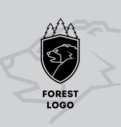 bear logo vector images