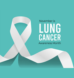 November Is Lung Cancer Awareness Month Royalty Free Vector