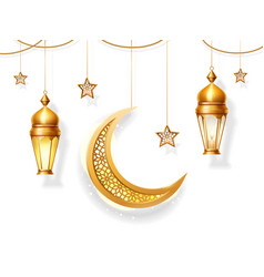 Islamic background design for ramadan kareem Vector Image