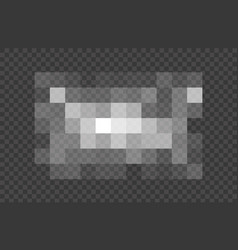 Censorship gray mosaic censored data pixels blur Vector Image
