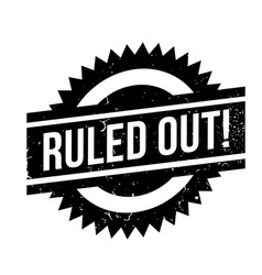 Ruled out rubber stamp Royalty Free Vector Image