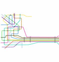 Subway tree Royalty Free Vector Image - VectorStock