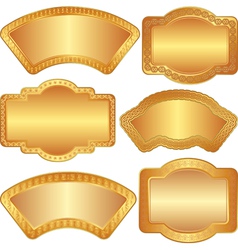 Creamy Gold Background Royalty Free Vector Image