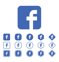 Facebook Logo White Vector Images Over 1 400