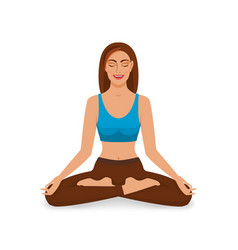 Yoga Concept Royalty Free Vector Image - Vectorstock