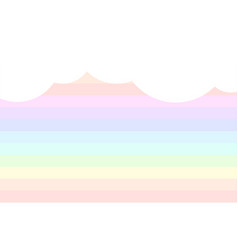 Rainbow background in pastel colours Royalty Free Vector
