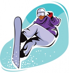 Drawing snowboarders Royalty Free Vector Image