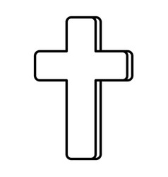 First communion wooden cross Royalty Free Vector Image