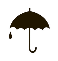 Umbrella isolated icon Royalty Free Vector Image