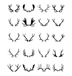 Antlers 2 Royalty Free Vector Image - VectorStock