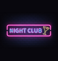 Shaker Neon Logo Cocktail Party Neon Sign Vector Image