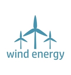 Green energy diagram wind turbines Royalty Free Vector Image