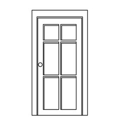 Modern front doors Royalty Free Vector Image - VectorStock