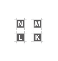 Rk letter initial with royal wing logo template Vector Image