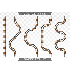 Straight tracks art design Royalty Free Vector Image