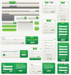 Web design kit Royalty Free Vector Image - VectorStock