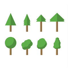 collection of trees can be used to vector image