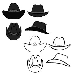 Cowboy Hat Outline Vector Images (over 3,400)