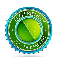 Eco friendly label Royalty Free Vector Image - VectorStock
