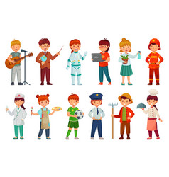 Professional workers different jobs professionals Vector Image