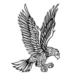 Eagle 011 Royalty Free Vector Image - VectorStock