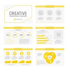 Template for multipurpose presentation Royalty Free Vector