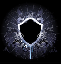 Red angel shield Royalty Free Vector Image - VectorStock