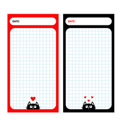 Cat Memo Vector Images Over 1