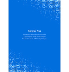 Blue Page Corner Design Template Royalty Free Vector Image