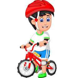 Funny Clown Cartoon Playing Balls On Bicycle Vector Image