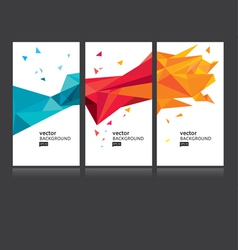 Abstract background set eps 10 Royalty Free Vector Image