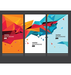 Abstract background set eps 10 Royalty Free Vector Image